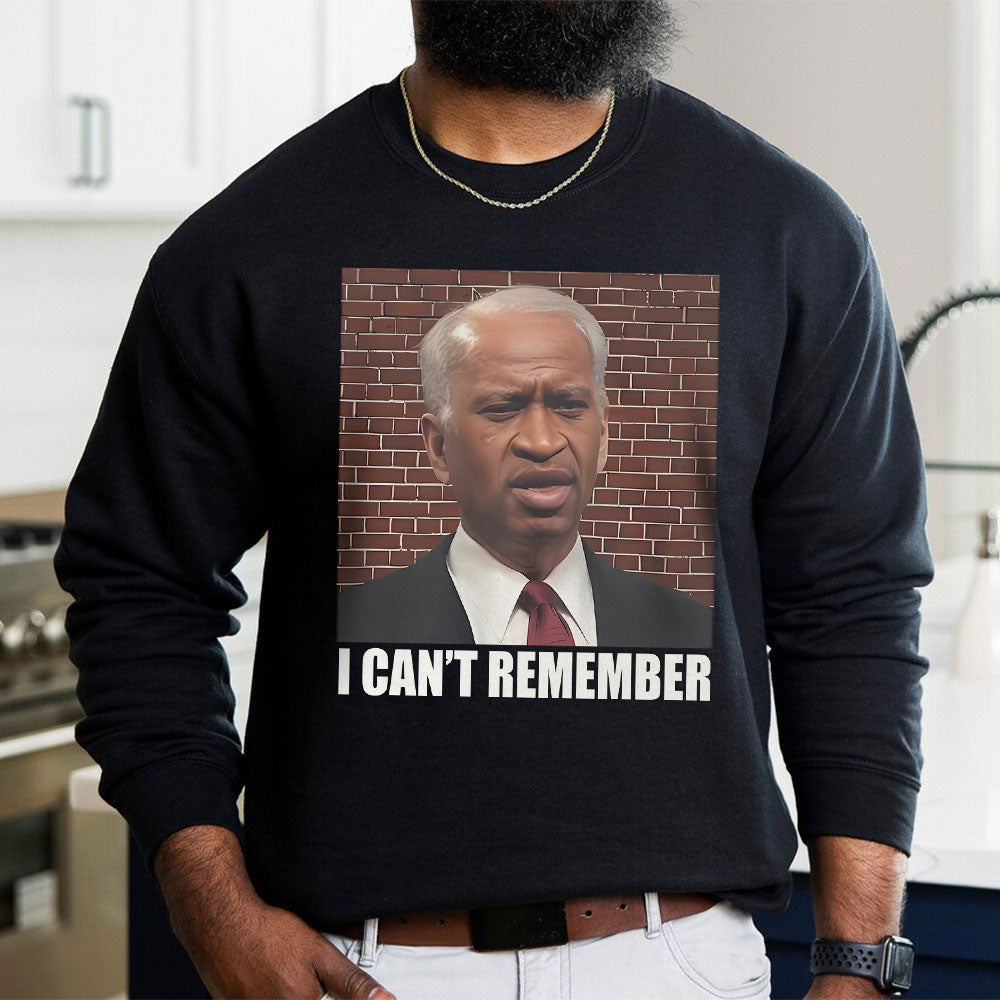 George Floyd Inspired Shirt - 'I Can't Remember' Statement Tee Shirts PopCulturePrints