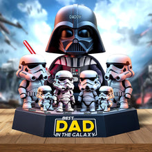 Load image into Gallery viewer, Best Dad In The Galaxy - Personalized Acrylic Plaque Shaped Plaques PopCulturePrints

