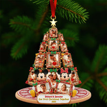 Load image into Gallery viewer, &quot;Celebrate Your Love: Our First Christmas Together Ornament - Personalized Gift for Couples&quot; Ornament PopCulturePrints
