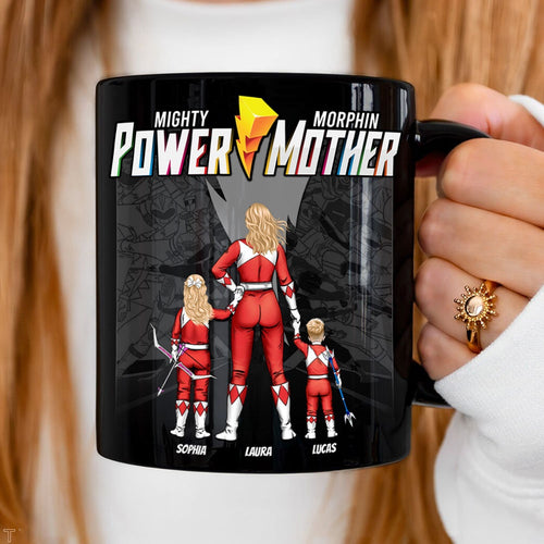Personalized Mighty Morphin Power Mother Coffee Mug Coffee Mug PopCulturePrints