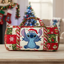Load image into Gallery viewer, “Spread Holiday Cheer with a Personal Touch” - Christmas Quilted Duffle Bag - Personalized Gifts for Everyone Quilted Duffle Bag PopCulturePrints
