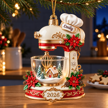 Load image into Gallery viewer, Bake Memories: Personalized Baking Mixer Christmas Ornament - A Perfect Gift for Baking Lovers
