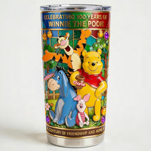 Load image into Gallery viewer, Celebrating 100 Years of Winnie the Pooh - Personalized Friends Tumbler Tumbler Cup PopCulturePrints
