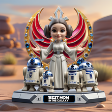 Load image into Gallery viewer, Best Mom in the Galaxy - Personalized Acrylic Plaque for Moms, Grandmas &amp; More Shaped Plaques PopCulturePrints
