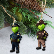 Load image into Gallery viewer, Custom Police Officer Ornament - Ideal Christmas Gift for Law Enforcement Ornament PopCulturePrints

