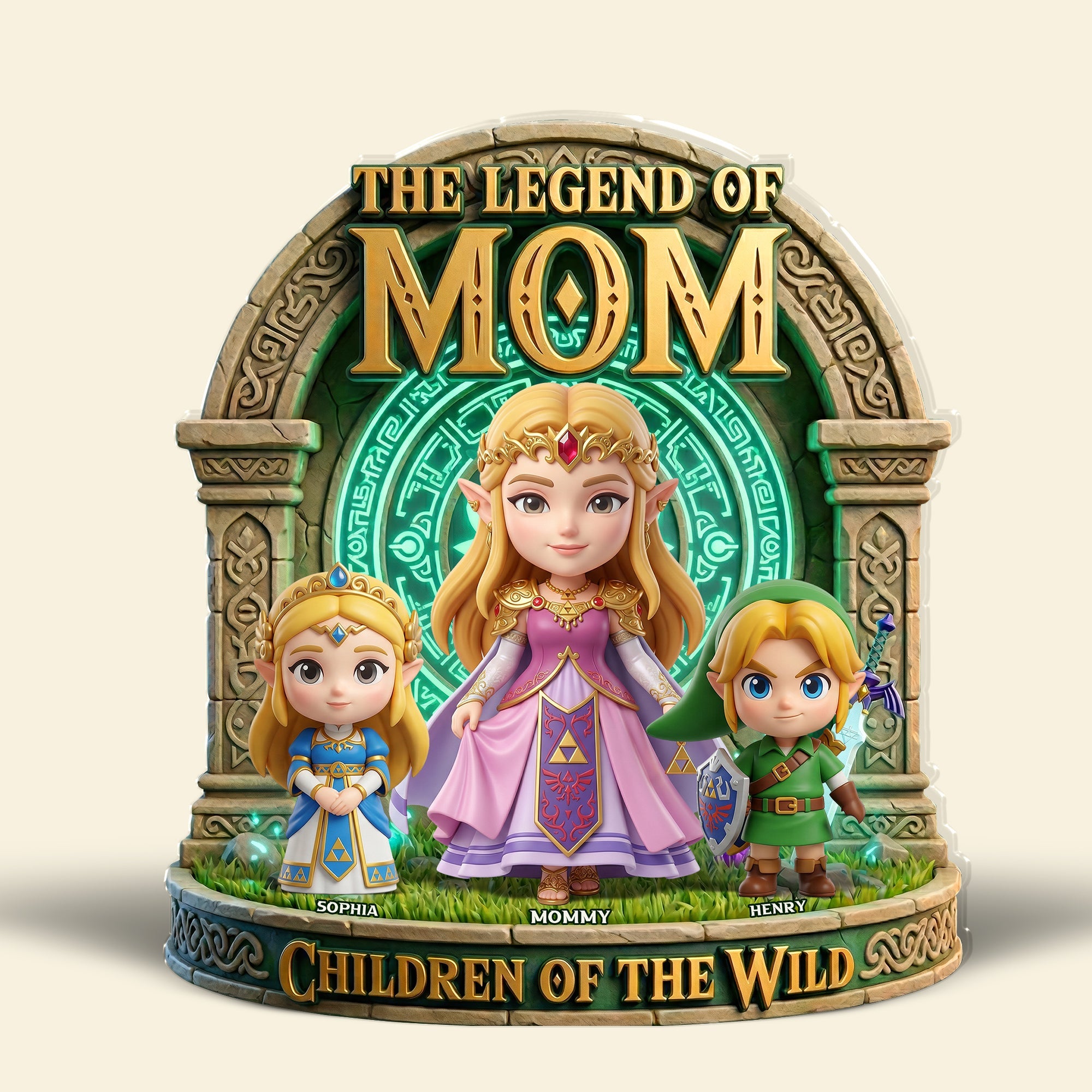“Celebrate the Legend of Mom” - Personalized Acrylic Plaque - Unique Gift for Mom, Grandma & More! Shaped Plaques PopCulturePrints