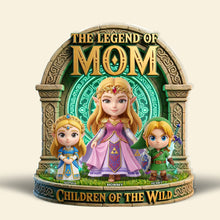 Load image into Gallery viewer, “Celebrate the Legend of Mom” - Personalized Acrylic Plaque - Unique Gift for Mom, Grandma &amp; More! Shaped Plaques PopCulturePrints
