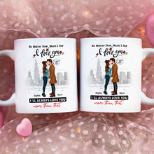 Load image into Gallery viewer, Personalized Couple Coffee Mug - I Love You Always Coffee Mug PopCulturePrints
