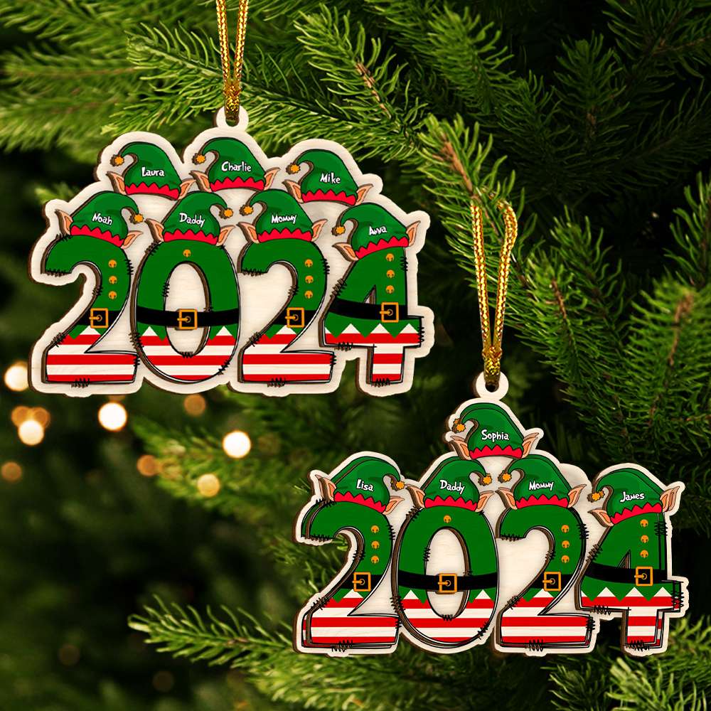 Personalized 2024 Family Movie Lover Christmas Ornament Ornament PopCulturePrints