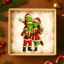 Load image into Gallery viewer, Spread Joy with Our Funny Custom Photo Christmas Acrylic Ornament - A Personalized Gift for Family Lovers! Ornament PopCulturePrints
