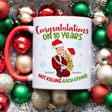Load image into Gallery viewer, Personalized Funny Couple Anniversary Mug | Custom Years | Valentine&#39;s Day Gifts Coffee Mug PopCulturePrints
