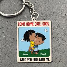 Load image into Gallery viewer, Customized Couple Keychain - &#39;I Need You Here With Me&#39; Keychains PopCulturePrints
