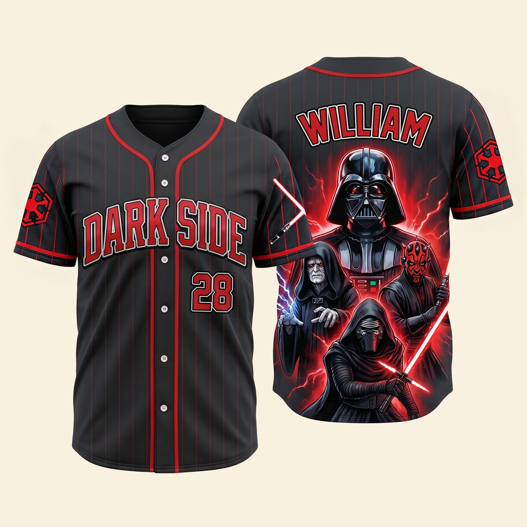 "Embrace the Dark Side!" - Allegiance Jersey Shirt - Personalized Gift for All Fans