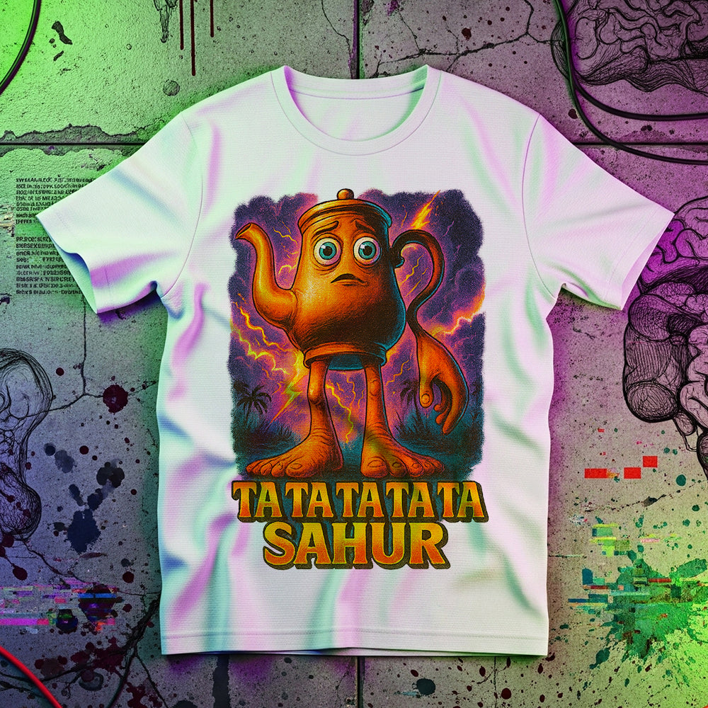 “Savor the Flavor of Sahur” - Ta Ta Ta Ta Sahur Brainrot Shirt - Personalized Gift for Kids and Young Hearts Shirts PopCulturePrints