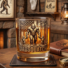 Load image into Gallery viewer, Celebrate Wild Dad Energy - Personalized Round Glass Gift for Dads &amp; Grandpas Glass PopCulturePrints
