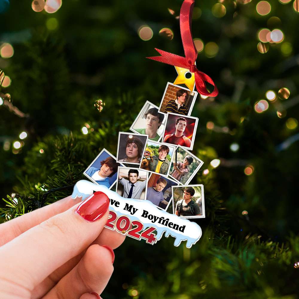 Personalized Photo Fan Christmas Ornament 2024 Ornament PopCulturePrints