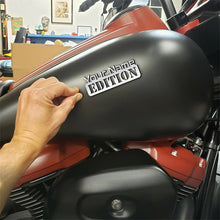 Load image into Gallery viewer, Personalized Your Name Edition Custom Motorcycle Sticker Ornament PopCulturePrints
