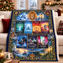 Load image into Gallery viewer, Magical Kingdom Book Collection Blanket - Personalized Gifts For Fantasy Lovers 07naqn081026 Blanket PopCulturePrints
