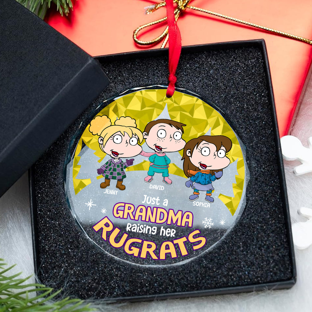 Personalized Grandma Christmas Ornament - Cute Rugrats Design Ornament PopCulturePrints