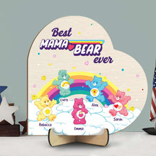 Load image into Gallery viewer, Best Mama Bear Ever Personalized Wooden Sign Wood Sign PopCulturePrints
