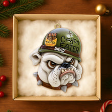 Load image into Gallery viewer, “A Hero’s Spirit Lives On” - Personalized Christmas Ornament for Veterans Ornament PopCulturePrints
