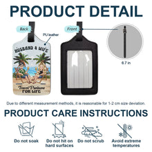 Load image into Gallery viewer, Travel Partners For Life - Personalized Luggage Tag Luggage Tag PopCulturePrints
