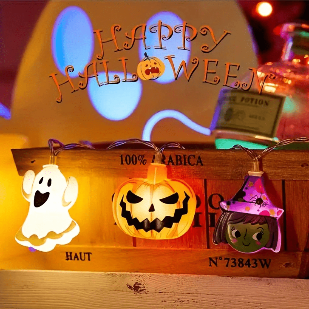 Halloween LED String Lights - Perfect Gift for Horror Fans