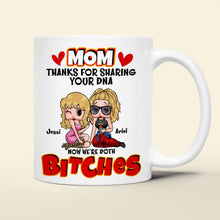 Load image into Gallery viewer, Personalized Mom Coffee Mug - Thanks for Sharing Your DNA Coffee Mug PopCulturePrints
