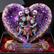 Load image into Gallery viewer, This MOM Loves Her Little Nightmares - Scary Mom And Kids Acrylic Plaque - Personalized Gift for Mom, Grandma, and Families Shaped Plaques PopCulturePrints
