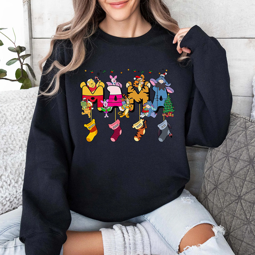 Custom Cartoon Christmas Sweatshirt for Grandma