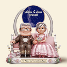 Load image into Gallery viewer, The Night Our Adventure Began - Personalized Old Couple Plaque Shaped Plaques PopCulturePrints
