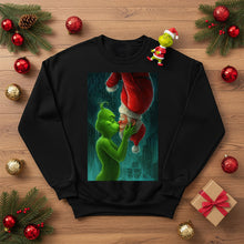 Load image into Gallery viewer, Embrace the Holiday Spirit: Unique Santa Grinch Sweatshirt - Personalized Gift for Christmas Lovers Shirts PopCulturePrints
