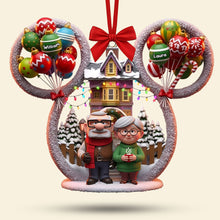 Load image into Gallery viewer, Personalized Cartoon Couple Ornament - A Heartfelt Custom Photo Gift for Couples Ornament PopCulturePrints
