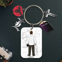 Load image into Gallery viewer, Custom Anime-Inspired Keychain for Fans Keychains PopCulturePrints
