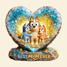 Load image into Gallery viewer, Best Mum Ever - Personalized Acrylic Plaque for Mom, Grandma &amp; Special Women Shaped Plaques PopCulturePrints
