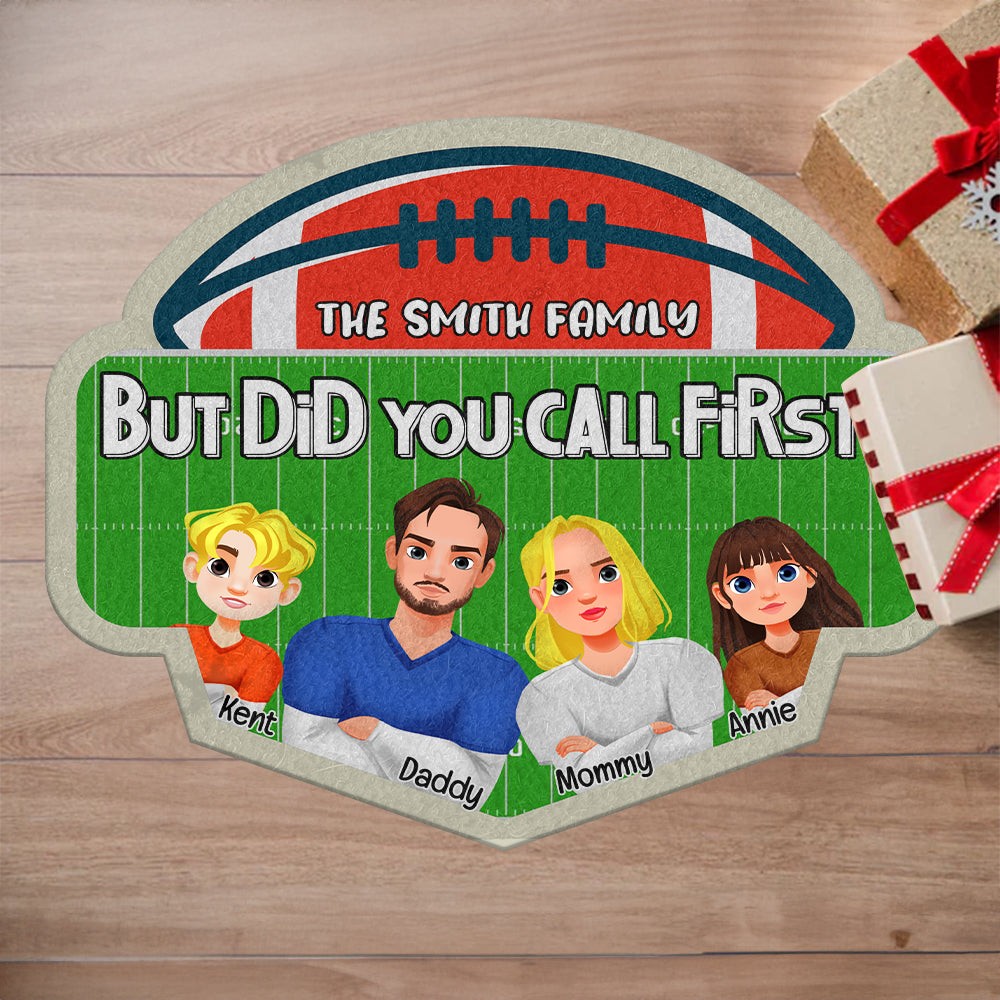 Personalized Family Doormat for American Football Fans Doormat PopCulturePrints