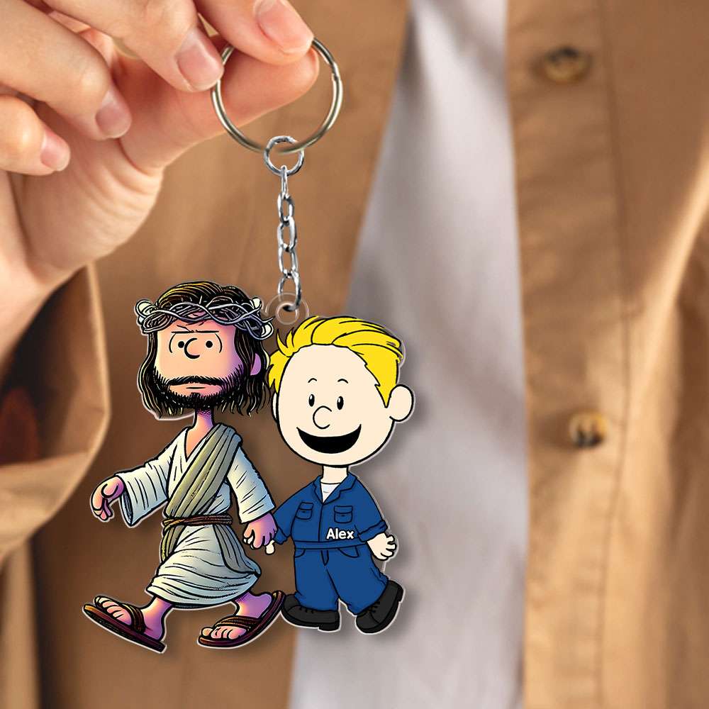 Custom Christian Keychain: Personalized Gift for Faith & Friendship Keychains PopCulturePrints