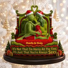 Load image into Gallery viewer, Playful Couple Acrylic Ornament - Personalized Christmas Gifts for Couples
