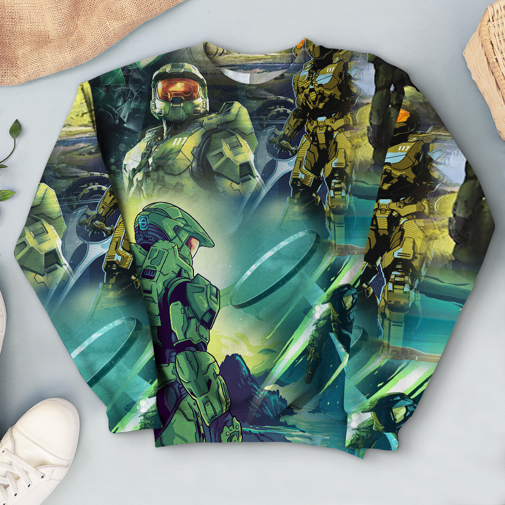 Galactic Warrior Hawaiian 3D Shirt