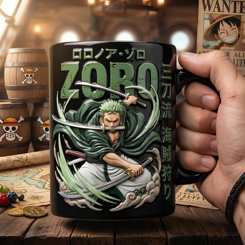 Unleash Your Inner Pirate – Anime Coffee Mug - Personalized Gifts for Anime Lovers Coffee Mug PopCulturePrints