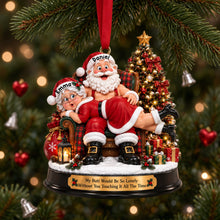 Load image into Gallery viewer, Naughty Lovers Christmas Ornament - Personalized Gifts For Couple 02NALU230926 Ornament PopCulturePrints
