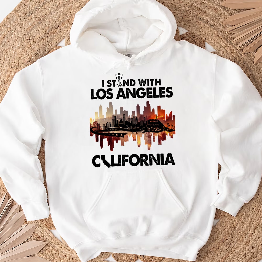 I Stand With Los Angeles Shirt - California Pride Tee Shirts PopCulturePrints