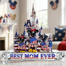 Load image into Gallery viewer, Best Mom Ever - Personalized Acrylic Plaque for Mother's Day, Gift for Mom and Grandma Shaped Plaques PopCulturePrints
