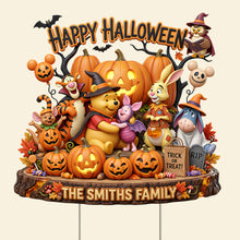 Load image into Gallery viewer, Happy Halloween! Celebrate Love &amp; Togetherness - Personalized Yard Sign - Perfect Gift for Families and Friends
