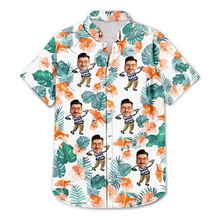 Load image into Gallery viewer, Custom Photo Golf Lovers Funny Art - Personalized Hawaiian Shirt Hawaiian Shirt PopCulturePrints
