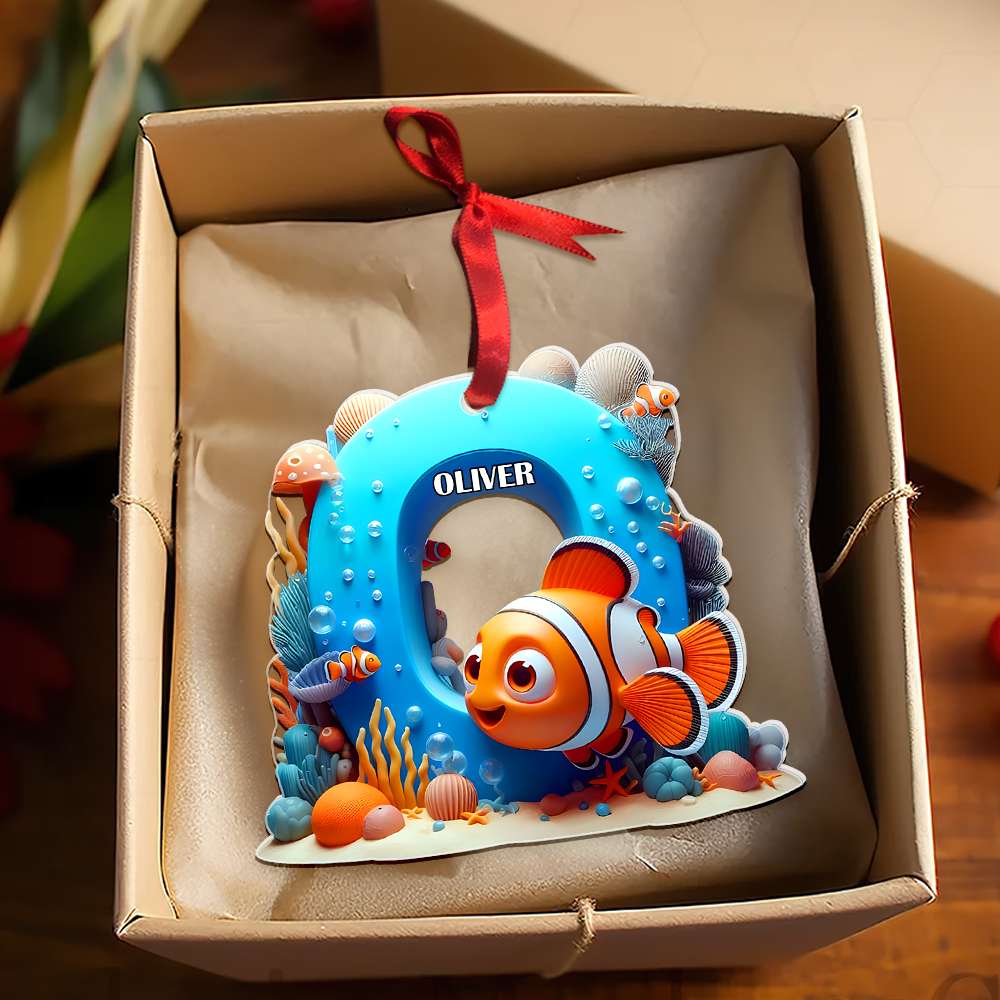 Personalized Alphabet Movie Lover Christmas Ornament Ornament PopCulturePrints