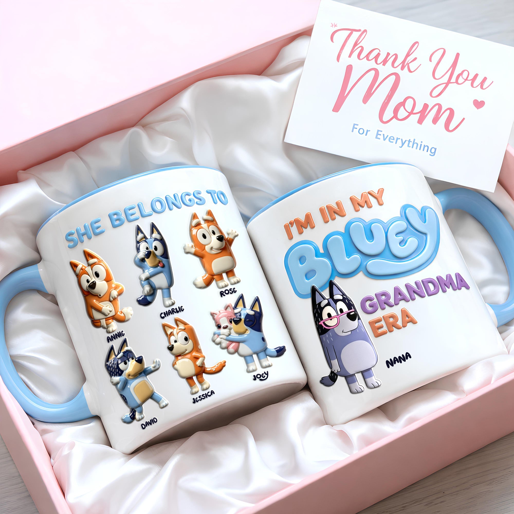 Celebrate Your Grandma's Love with Our Personalized 'In My Grandma Era' Accent Mug - Perfect Gift for Mom and Grandma Coffee Mug PopCulturePrints