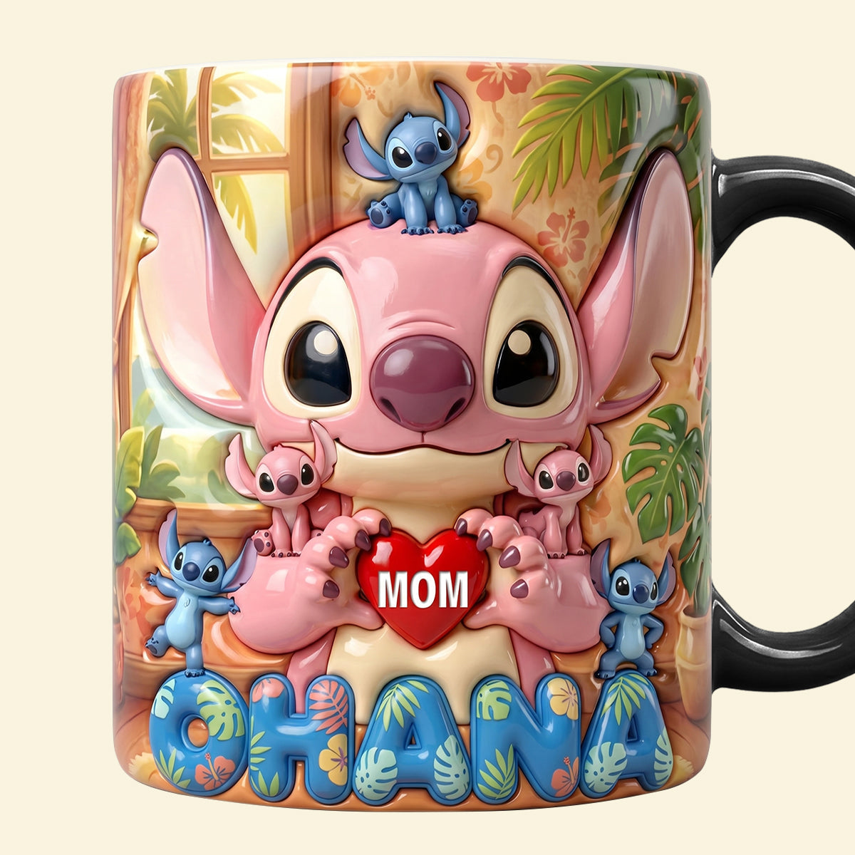 Mama Love - A Magical Personalized Mug for Mom Coffee Mug PopCulturePrints