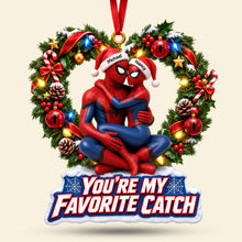 Load image into Gallery viewer, Funny Couple Acrylic Ornament - Personalized Christmas Gifts For Couple 05tyti170926 Ornament PopCulturePrints
