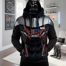 Load image into Gallery viewer, Unleash Your Inner Cosmic Hero - Cosmic Futuristic Hoodie, Personalized Gift for Sci-Fi Fans AOP Products PopCulturePrints

